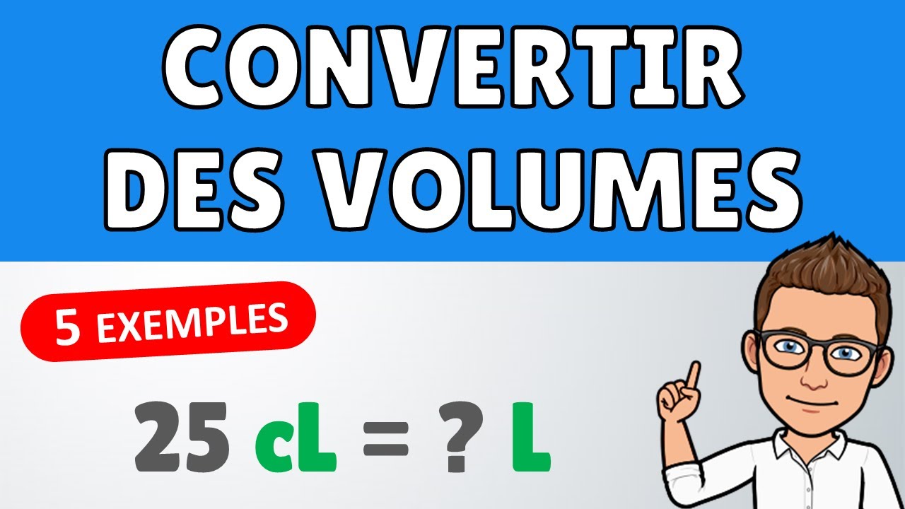 Comment convertir des volumes ✅ 5 exemples | Conversions | Mathématiques