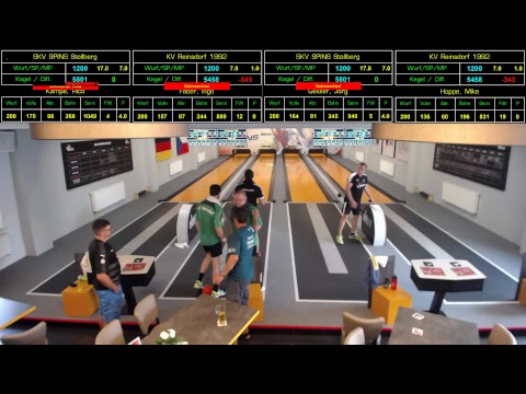 200 Wurf Bahnrekordspiel SKV 9Pins Stollberg - KV Reinsdorf