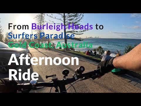 Burleigh Heads | Surfers Paradise | Scenic Beach | Bike Ride | Gold Coast | Australia (4K)