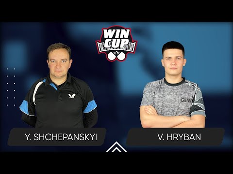12:45 Yurii Shchepanskyi - Vadym Hryban West 2 WIN CUP 28.07.2024 | TableTennis WINCUP