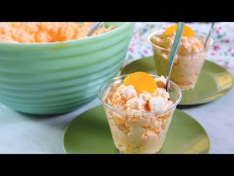 How to Make THE BEST Mandarin Orange Jello Salad with Cottage Cheese