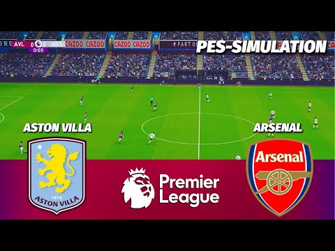 LIVE 🔴| Aston Villa vs Arsenal - Premier League 2025/26 | PES 21 Simulation