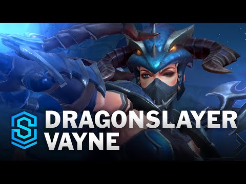 Dragonslayer Vayne Wild Rift Skin Spotlight