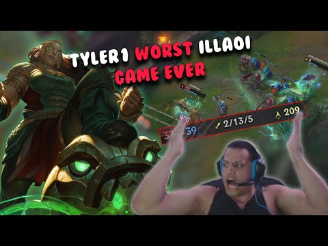 TYLER1 Malding & Raging After This Super Bad illaoi VS Azir Top Match Up