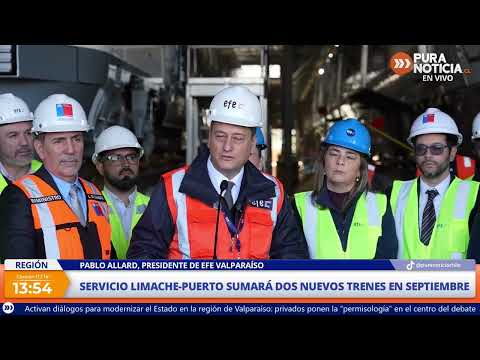 Servicio Limache-Puerto sumará dos nuevos trenes en septiembre