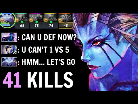MOST EPIC 1vs5 Team Feed 41 Kills Parasma Queen Perfect Juke BH Best QoP Player WTF Comeback Dota 2