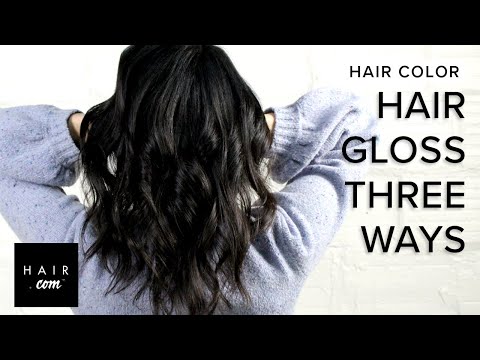Hair Gloss Treatment Before And After
