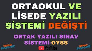 MEB ORTAK YAZILI SINAV SİSTEMİ - OYSS - Tüm Ayrıntılar