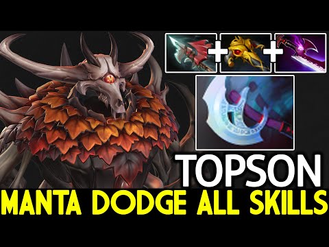 TOPSON [Shadow Fiend] First Item Manta Dodge All Skills Dota 2