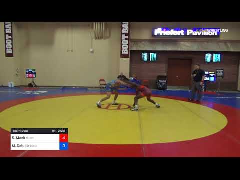2018 Marine Corps US Open/Senior Men's Freestyle 61 Con 16 #1 - Shelton Mack (TMWC) Vs. Mhar Cabal