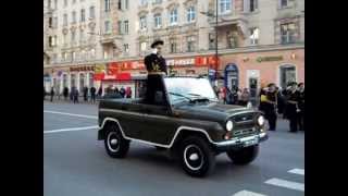 preview picture of video 'Victory parade full rehearsal in Murmansk -- Генрепетиция Парада победы в Мурманске'