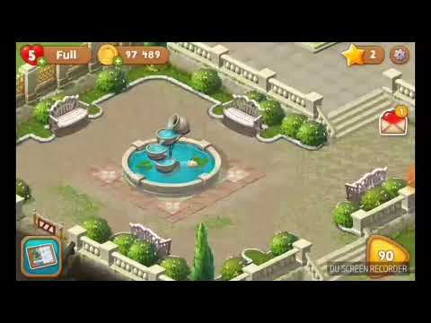 How to pass level no. 90 in gardenscapes  (by Malik star10000 Hamza.)