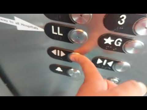 Scenic Otis Series 4 Gen2 Elevators @ Adlebert RD Garage, University Hospital Downtown Cleveland OH