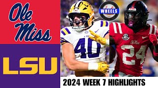  9 Ole Miss vs  13 LSU EXCITING GAME  Full Game Highlights  2024 College Football Highlights