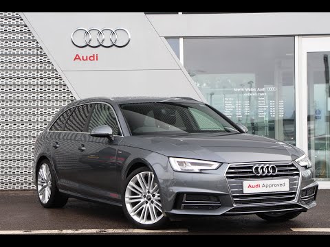GJ18XZN- AUDI A4 AVANT TFSI S LINE GREY 2018
