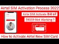 Airtel SIM Activation Number 59059 Not Working? How to Activate Airtel SIM | Airtel New SIM Activate