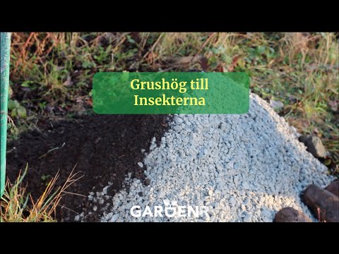 Grushög till insekterna - Trädgårdshacks med GardenR