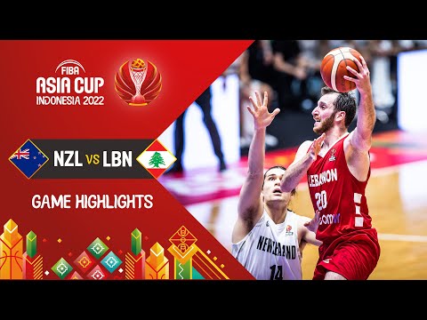 New Zealand 🇳🇿 - Lebanon 🇱🇧 | Basketball Highlights - #FIBAASIACUP 2022