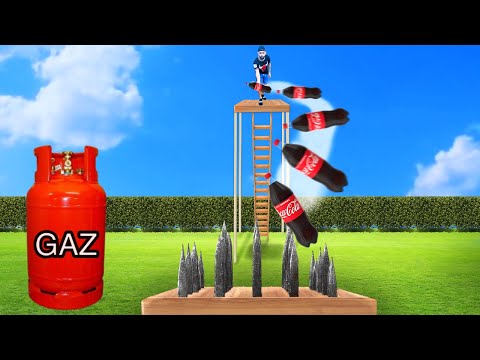 500 cuie Vs Sucuri cu Gaz si Mentos de la inaltime! *part 2*
