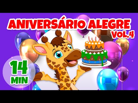 Aniversário Alegre Vol. 4 - Giramille 14 min | Desenho Animado Musical