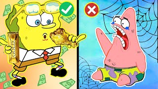 Download lagu Rich Food vs Broke Food | POOR BABY SPONGEBOB LIFE | Mukbang Animation Complete Edition | SLIME CAT mp3