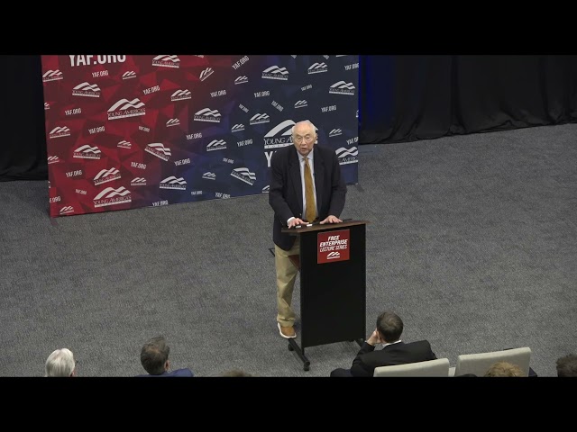 Thumbnail for video titled: Distinguished Speaker Event: Phil Gramm