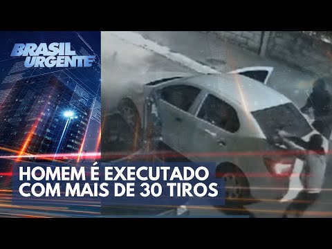Homem é executado com mais de 30 tiros | Brasil Urgente