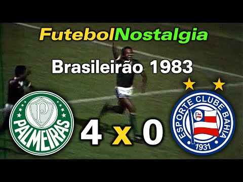 Palmeiras 4 x 0 Bahia - 26-02-1983 ( Campeonato Brasileiro )