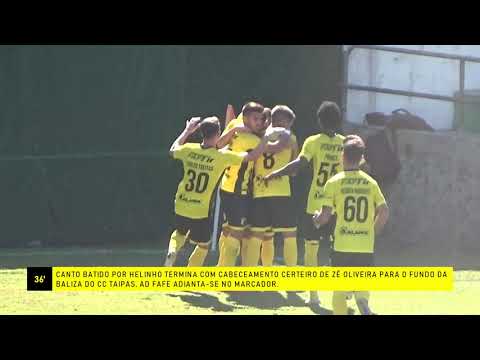 Momentos de Jogo: CC Taipas 0 x 3 AD Fafe | Taça de Portugal 20/21 | 1.ª Eliminatória
