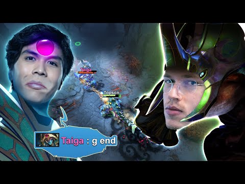 How Topson Primal Beast SPEEDRAN Taiga in RANKED