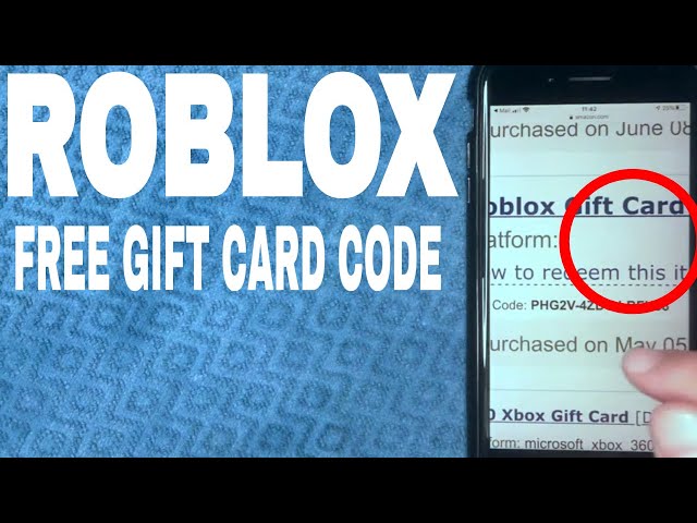 How To Get Free Robux Gift Cards Codes