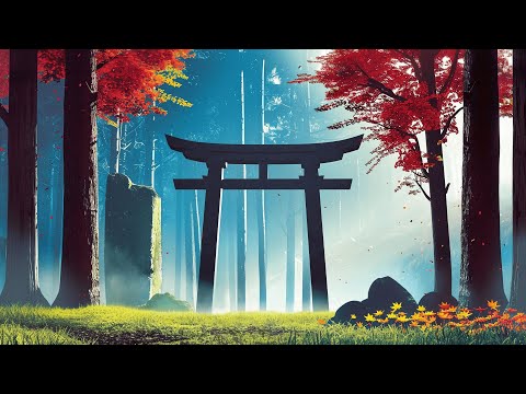 Relaxing Zen Music - Shinto Forest with Japanese Flute Music