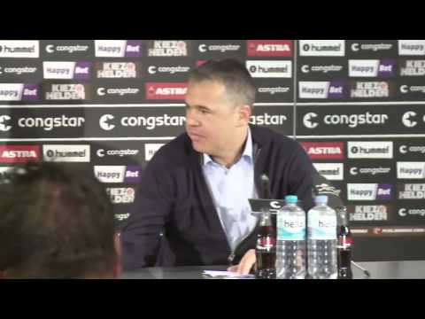"Wir trinken hier aus der Flasche" - Rettig beim FC St. Pauli - Pressekonferenz