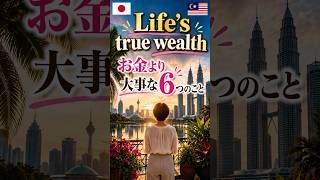 【マレーシア暮らし:お金より大切な6つのこと】35 Years in Malaysia:6 Things Japanese Values More Than Money in 60s #shorts