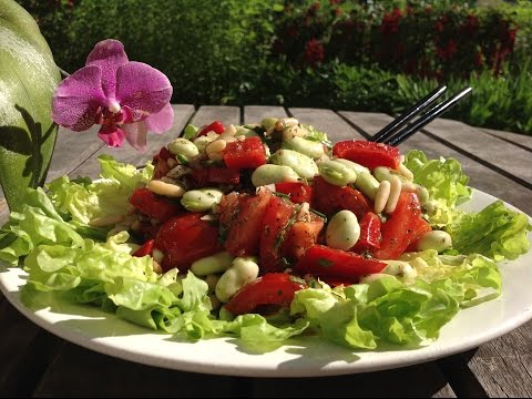 Mediterranean Broad Bean Salad ~ Live Entrée