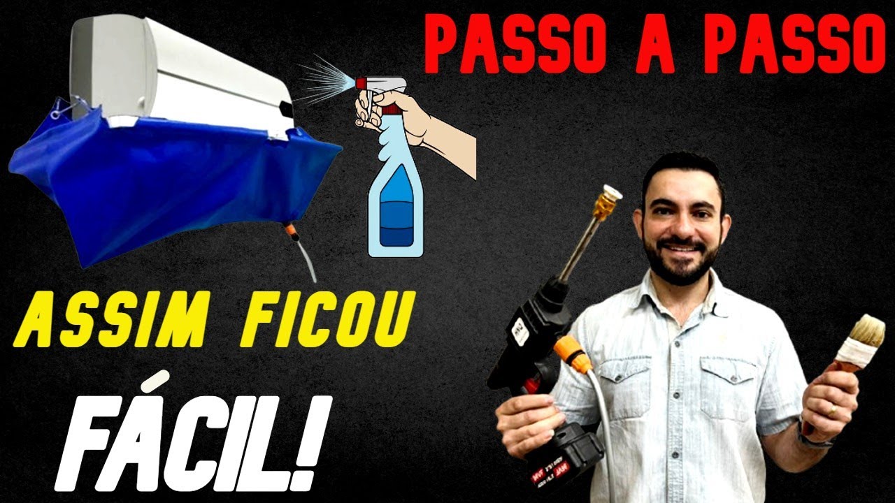 LIMPEZA DE AR CONDICIONADO COM A BOLSA COLETORA NA PRATICA.