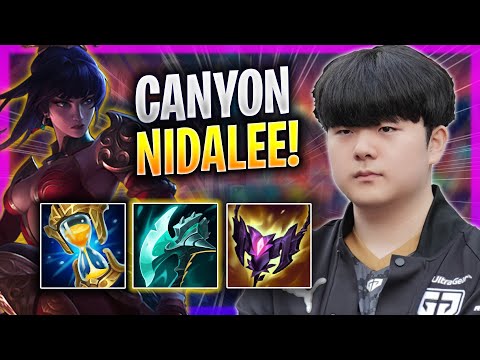 CANYON LITERALLY GOD MODE WITH NIDALEE! - GEN Canyon Plays Nidalee JUNGLE vs Lee Sin! | Season 2023