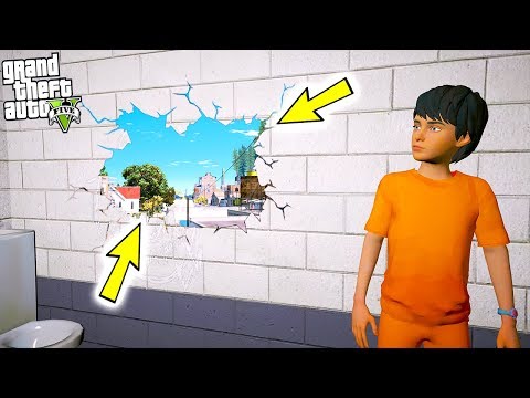 ÇOCUK OLARAK HAPİSHANEDEN KAÇMAK! - GTA 5