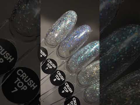 Топ для гель-лака SAGA Professional Top Crush №06 с цветными мерцающими блестками - топ без липкого слоя - фото 1 - id-p2452745405