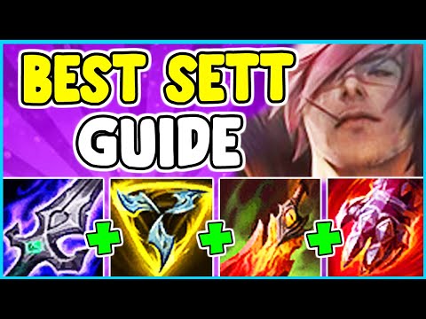 HOW TO PLAY SETT TOP & SOLO CARRY IN SEASON 11 | Sett Guide S11 - League Of Legends
