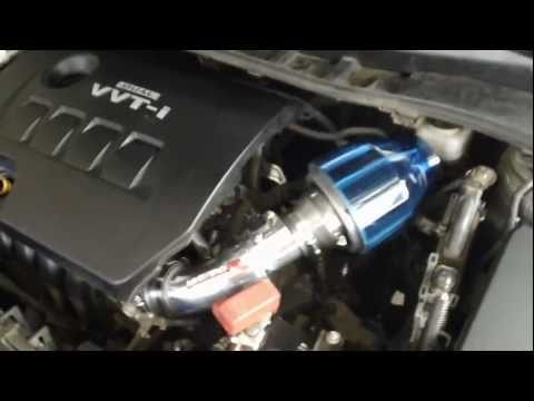 09 Corolla weopon r dragon cold air intake.