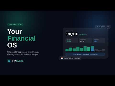FinSynca – AI Finance & Budget