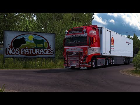 Euro Truck Simulator 2 Volvo FH16 540 Fisotrans Vive La France [g27]TrackIR Pro4