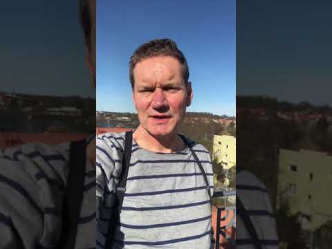 I'm an Englishman in Poland. A beautiful day in a small Polish town in Poland .Ostroda