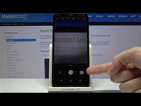How to Turn On/Off Camera Watermark on Meizu M6T?