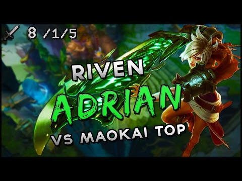 S7 | Adrian Riven vs Maokai TOP | Ranked League VOD