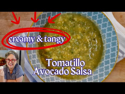How to Make Creamy Avocado Salsa with Tomatillo | Easy Recipe!| The Frugal Chef