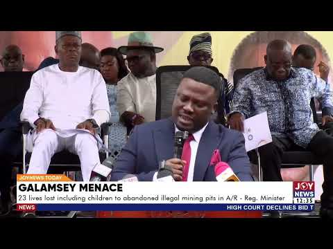23 lives lost, including children, to abandoned illegal mining pits in A/R - Regional Minister