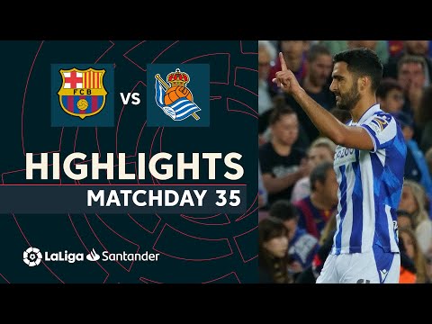 Highlights FC Barcelona vs Real Sociedad (1-2)