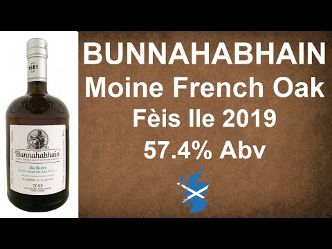 Bunnahabhain 2008 Moine French Oak 57.4% ABV Fèils Ile 2019 Review #360 from WhiskyJason